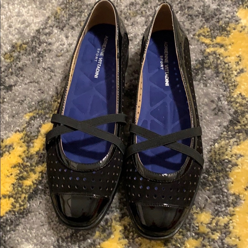 NWOB Adrienne Vittadini Womens Faine Black sz 9.5 - Picture 2 of 4